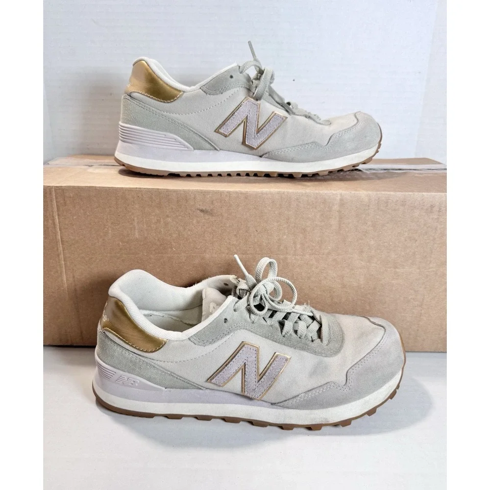 New Balance Women's Size 11 515 WL515FCM Light Purple Gold Casual Shoes Sneakers